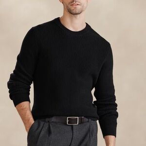 Banana Republic Factory Elbow Patch Sweater NWT Size Large